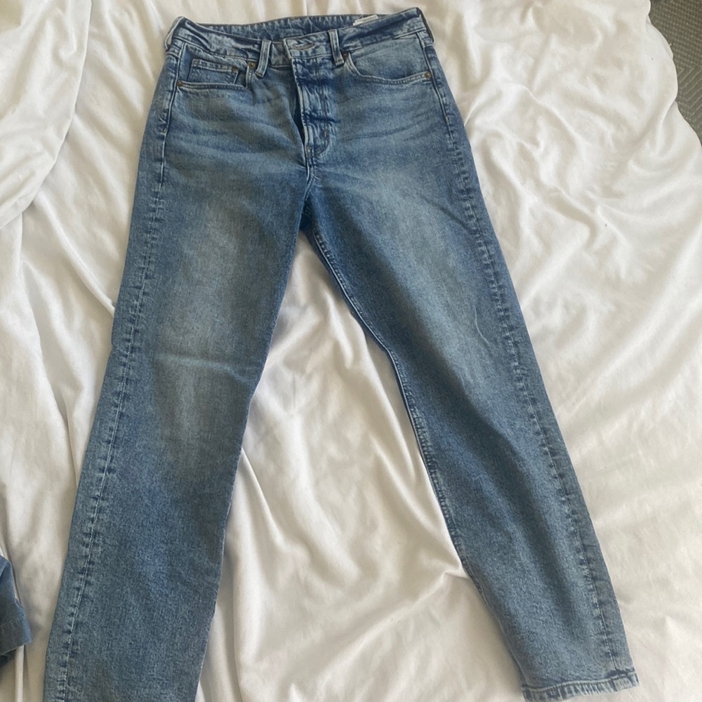 h&m vintage slim high waisted ankle jeans